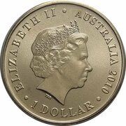 1 Dollar - Elizabeth II 4th Portrait - Young Collectors - Bull Ant obverse image