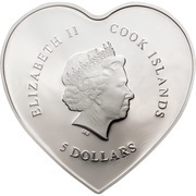 5 Dollars - Elizabeth II Valentine's Day 2019 obverse image