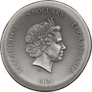 5 Dollars - Elizabeth II Athena’s Owl obverse image