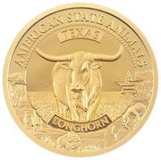 5 Dollars - Elizabeth II Longhorn, Cook Islands, 2021 reverse image