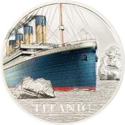 5 Dollars - Elizabeth II Titanic, Cook Islands, 2022 reverse image
