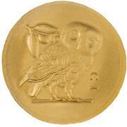 5 Dollars - Elizabeth II Athena’s Owl, Cook Islands, 2022 reverse image