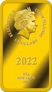 5 Dollars - Elizabeth II Samwise obverse image