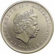 1 Dollar - Elizabeth II 4th Portrait - Lest We Forget - RAAF obverse image