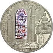 10 Dollars - Elizabeth II Sacre Coeur, Cook Islands, 2014 reverse image