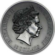10 Dollars - Elizabeth II Loki obverse image