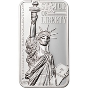 10 Dollars - Elizabeth II Statue of Liberty, Cook Islands, 2017 reverse image