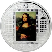 20 Dollars - Elizabeth II Mona Lisa, Cook Islands, 2016 reverse image