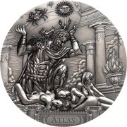 20 Dollars - Elizabeth II Atlas, Cook Islands, 2019 reverse image