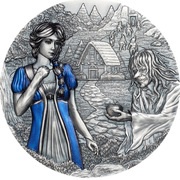 20 Dollars - Elizabeth II Snow White, Cook Islands, 2021 reverse image