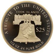 25 Dollars - Elizabeth II Liberty obverse image