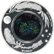 1 Dollar - Elizabeth II 4th Portrait - Opal Wombat, Australia, 2012 reverse image