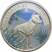 1 Dollar - Elizabeth II 4th Portrait - Fraser Island reverse image