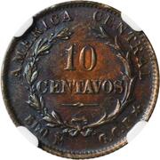 10 Centavos Pattern reverse image