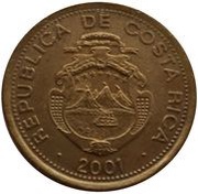 5 Colones obverse image