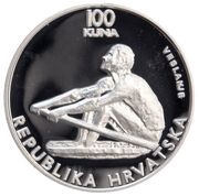 100 Kuna Olympics; Rowing and Waterpolo obverse image