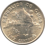10 Centavos 50th. Anniversary of the Republic obverse image