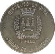 1 Peso 2 Footballers obverse image