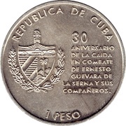 1 Peso Che Guerilla Fighter obverse image