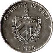 1 Peso Training ship "Juan Sebastián Elcano" obverse image