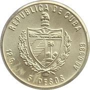 5 Pesos Kon-Tiki obverse image