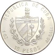 10 pesos “Peral” Submarine obverse image