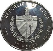10 Pesos Peregrine Falcon obverse image