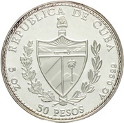 50 Pesos Flamingos obverse image