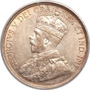 18 Piastres - George V obverse image