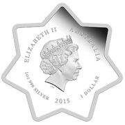1 Dollar - Elizabeth II 4th Portrait - Christmas 2015 obverse image