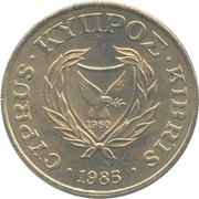 20 Cents Bordered value number obverse image