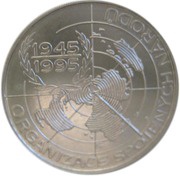 200 Korun United Nations reverse image