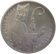200 Korun Death of St. Adalbert reverse image