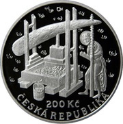 200 Korun Vineyards of Charles IV obverse image