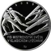 200 Korun FIS Nordic Ski World Championship, Czech Republic, 2009 reverse image