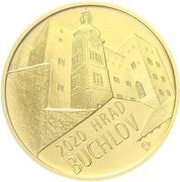 5000 Korun Buchlov Castle, Czech Republic, 2020 reverse image