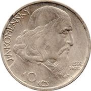 10 Korun Jan Ámos Komenský reverse image