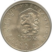 100 Korun Jan Neruda obverse image