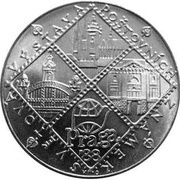 100 Korun Philately Exposition, Czechoslovakia, 1988 reverse image