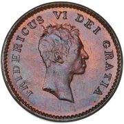 2 Skilling - Frederik VI broken neck-cut obverse image