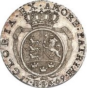 ¼ Speciedaler - Christian VII Rethwitsch Mint, Denmark, 1769 reverse image