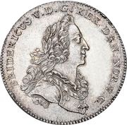 6 Mark "Rejsedaler" - Frederik V Royal visit in Norway obverse image