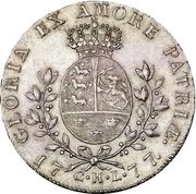 1 Speciedaler - Christian VII, Denmark, 1777 reverse image