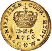 2 Rixdaler / 1 Courant Ducat - Frederik IV reverse image