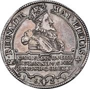 2 Speciedaler - Christian IV Bust type I; Oval provincial shields obverse image