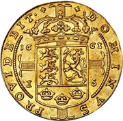 2 Ducats - Frederik III, Denmark, 1662-1663 reverse image