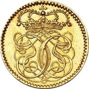 2 Ducats - Christian V, Denmark, 1675 reverse image