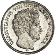 3 Rigsbankskilling - Christian VIII Type I obverse image