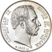 2 Rigsdaler - Christian IX Death and Accession obverse image