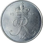 1 Øre - Frederik IX obverse image